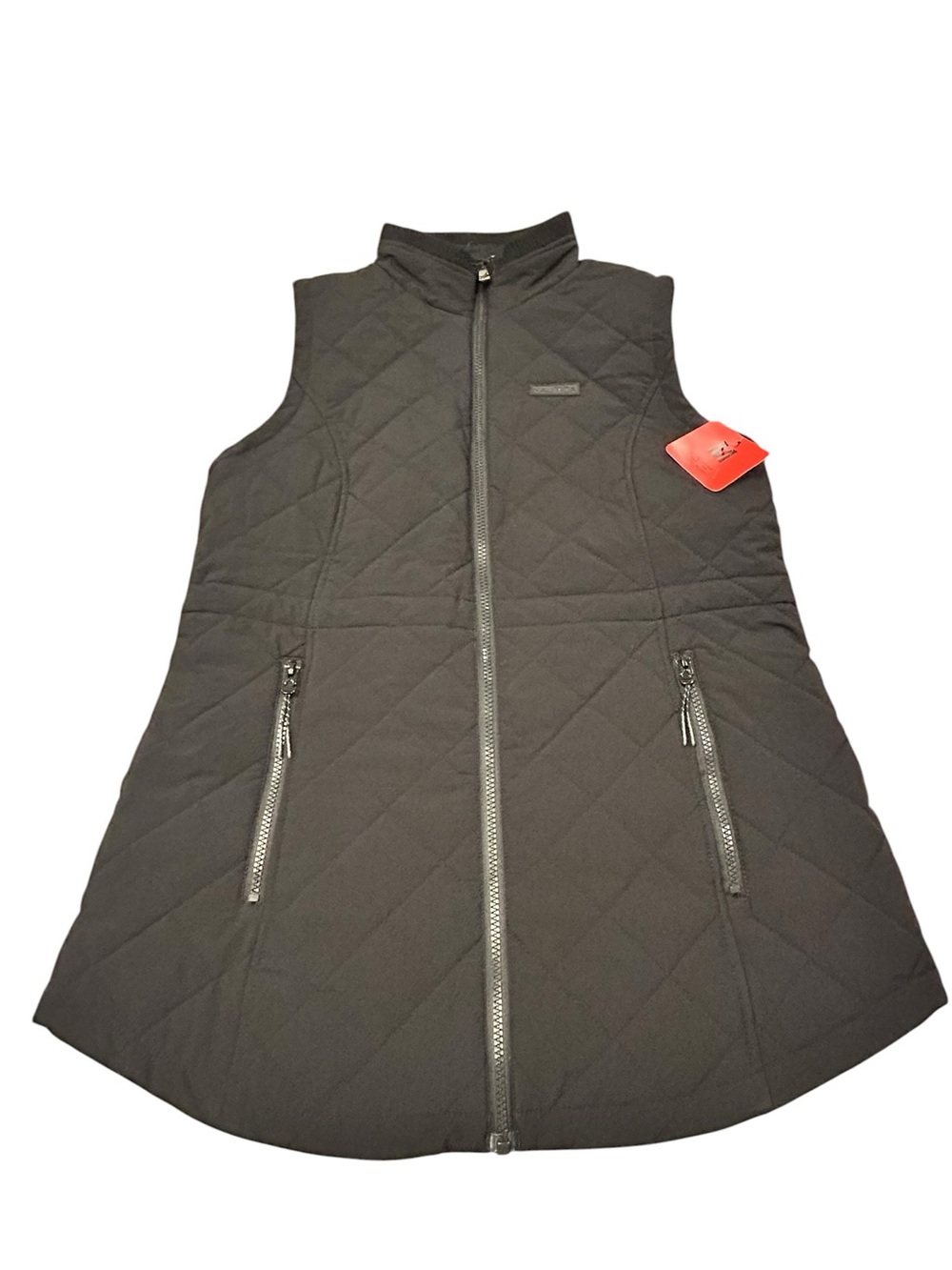Nautica Black‎ Quilted Anorak Women’s Full Zip Vest NWT Medium Casual